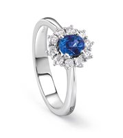 Anello Salvini Donna in Oro bianco Zaffiro 0.42 Ct 20099822 - 20099822